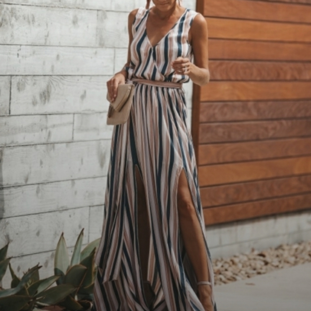 Vici striped dress